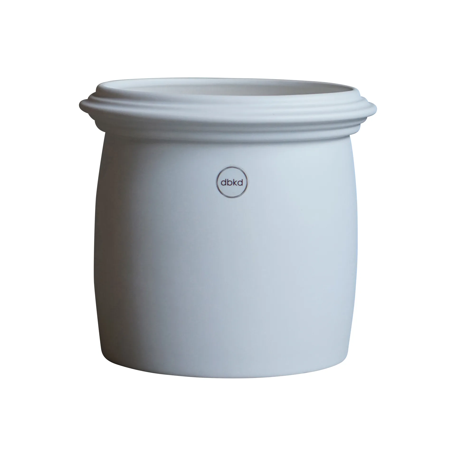Vaso de flores Kubus branco mate, pequeno DBKD