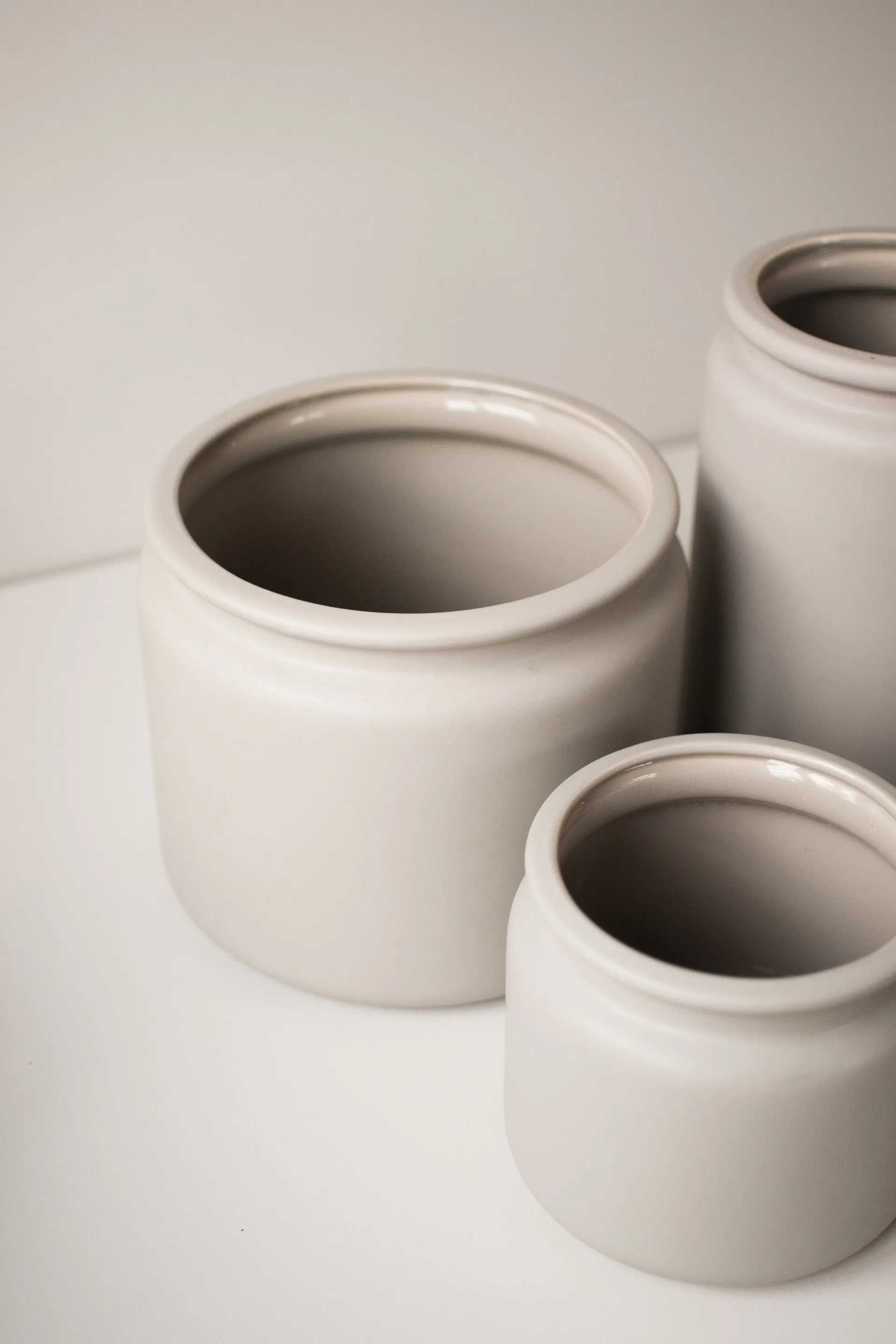 Vaso de flores mole (cinza) Pure, médio, Ø 23 cm DBKD