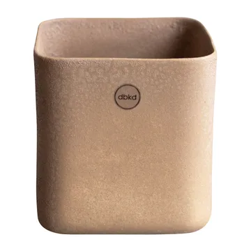 Vaso de flores pequeno Cube Ø13 cm - Sand - DBKD