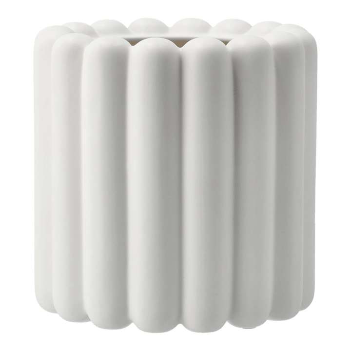 Vaso de flores pequeno Mist Ø19x19 cm - Branco - DBKD