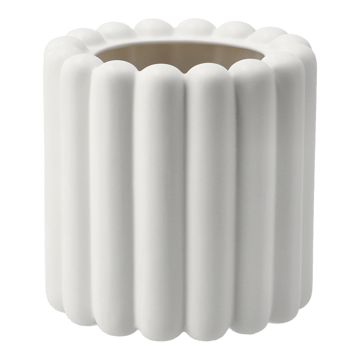 Vaso de flores pequeno Mist Ø19x19 cm - Branco - DBKD