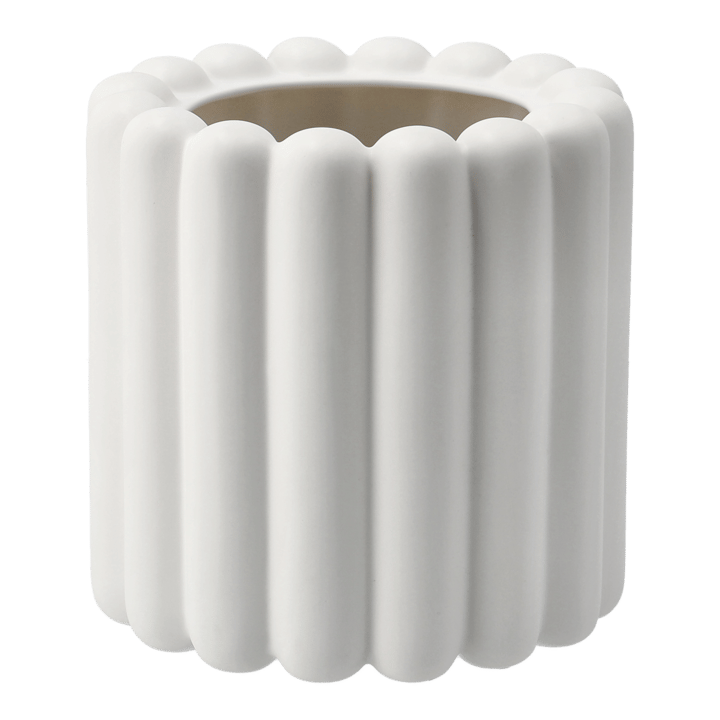 Vaso de flores pequeno Mist Ø19x19 cm, Branco DBKD