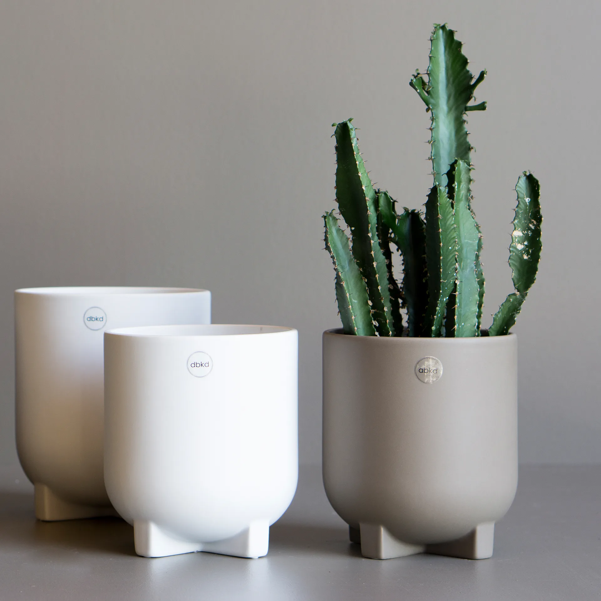 Vaso de flores Plus Ø14 cm, branco DBKD