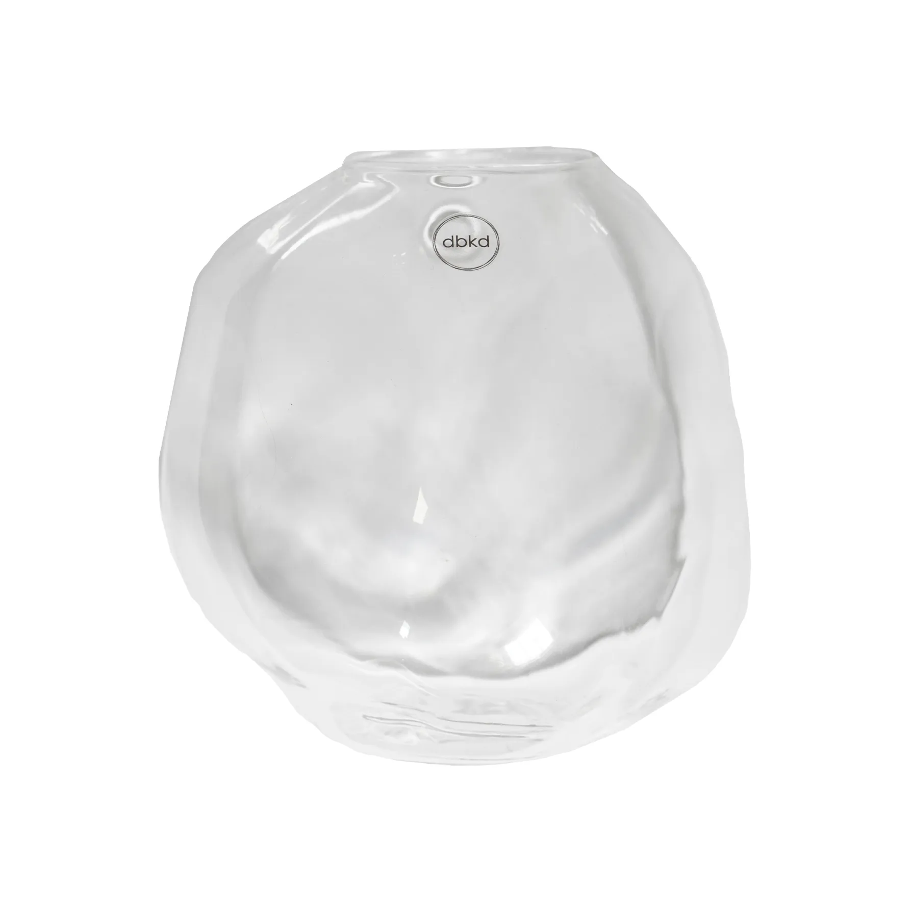 Vaso de parede transparente Pebble, Pequeno Ø15 cm DBKD