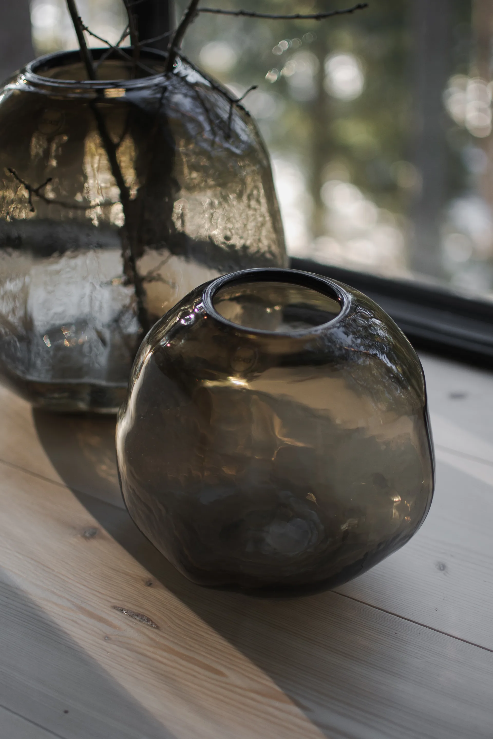 Vaso Pebble, Castanho, pequeno Ø20 cm DBKD