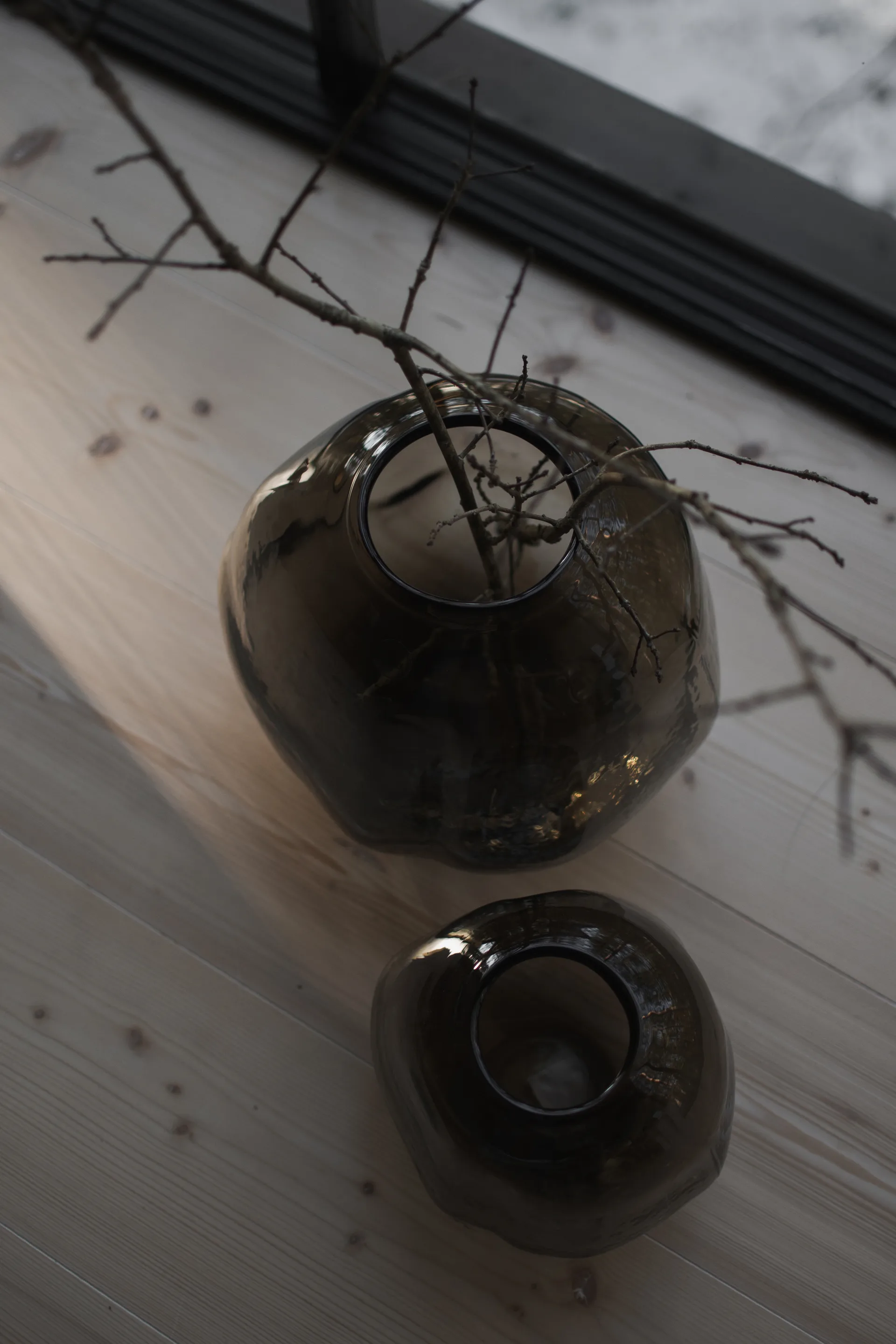 Vaso Pebble marrom, Stor Ø28 cm DBKD