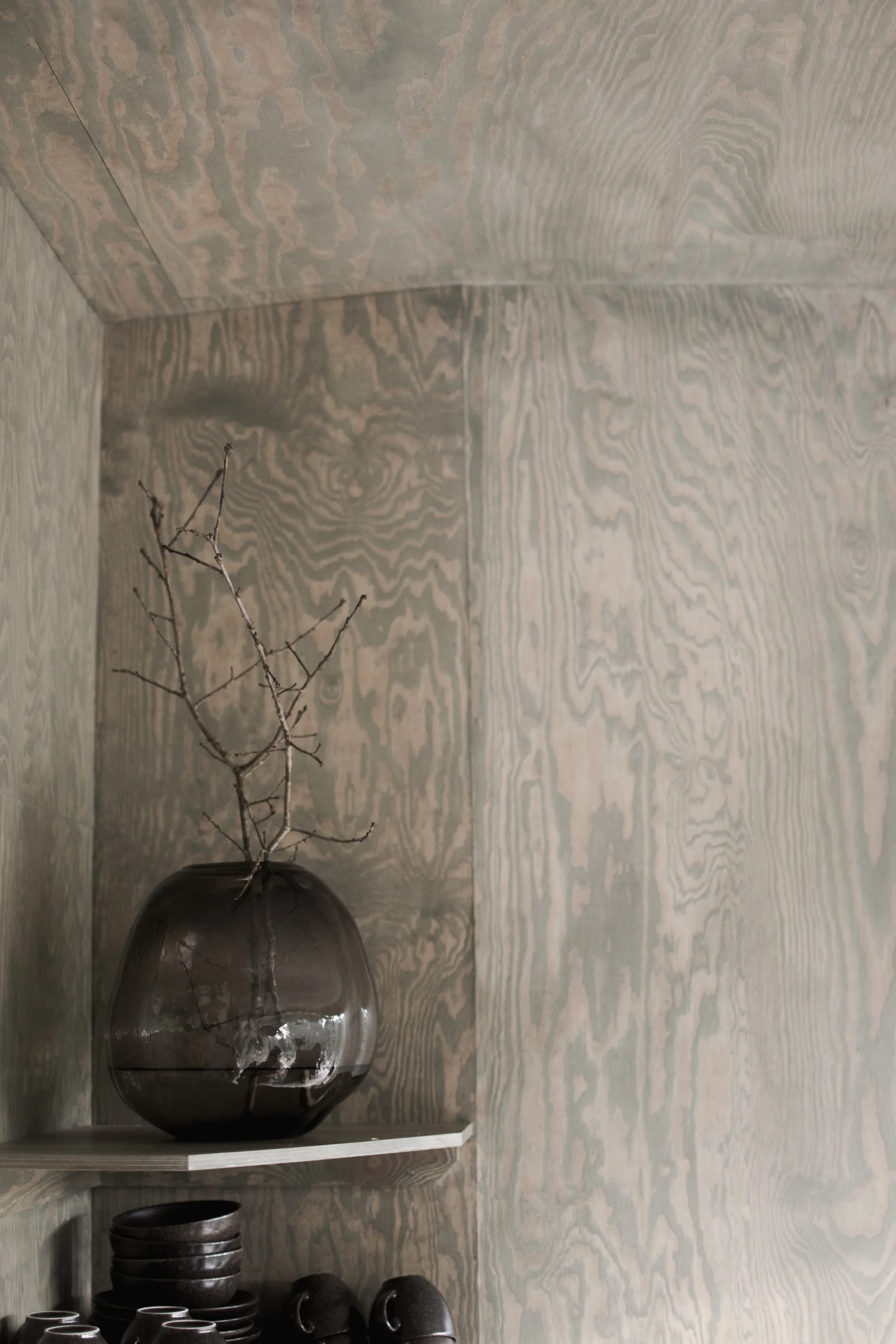 Vaso Pebble marrom, Stor Ø28 cm DBKD