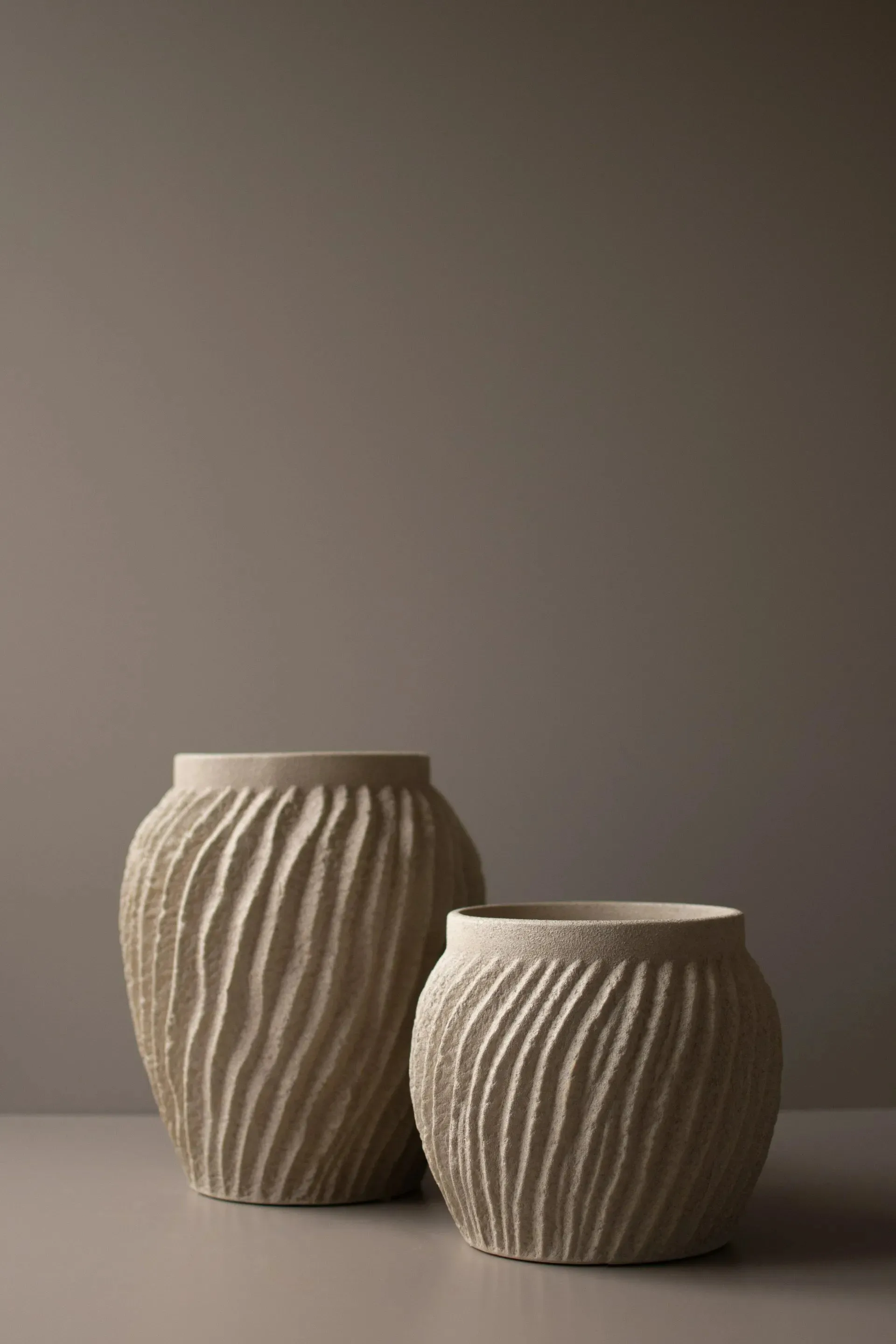 Vaso Raw 19 cm, Sandy mole DBKD