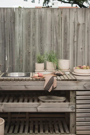 Vaso Terra - Areia, Ø14x14 cm - DBKD