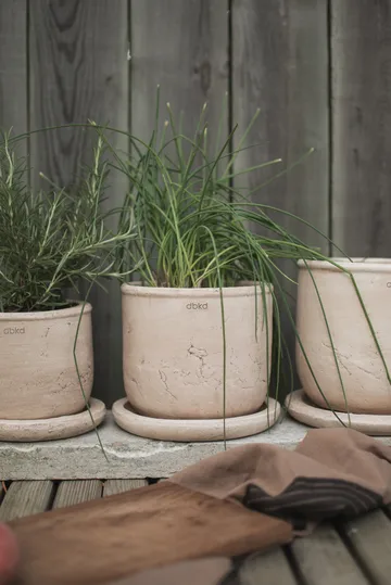 Vaso Terra - Areia, Ø16x16 cm - DBKD