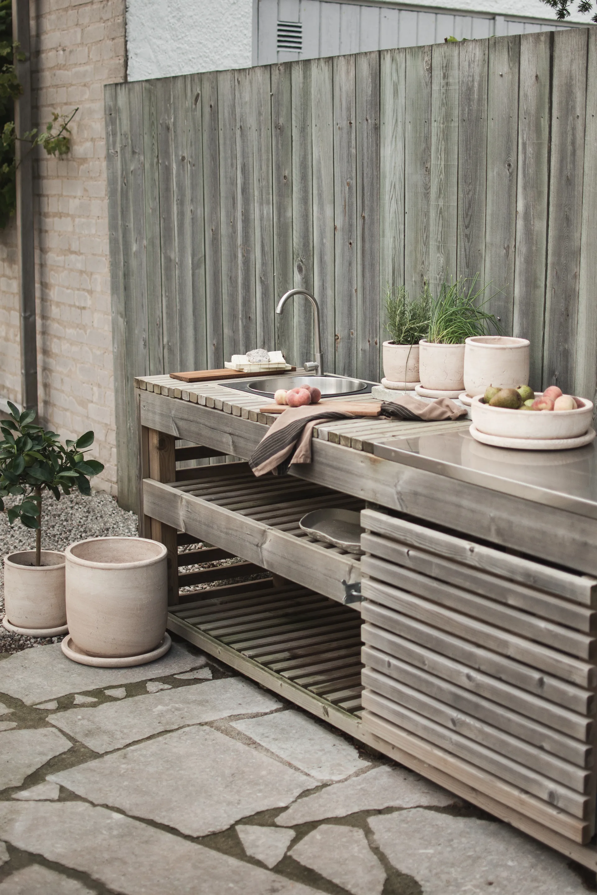 Vaso Terra, Areia, Ø16x16 cm DBKD