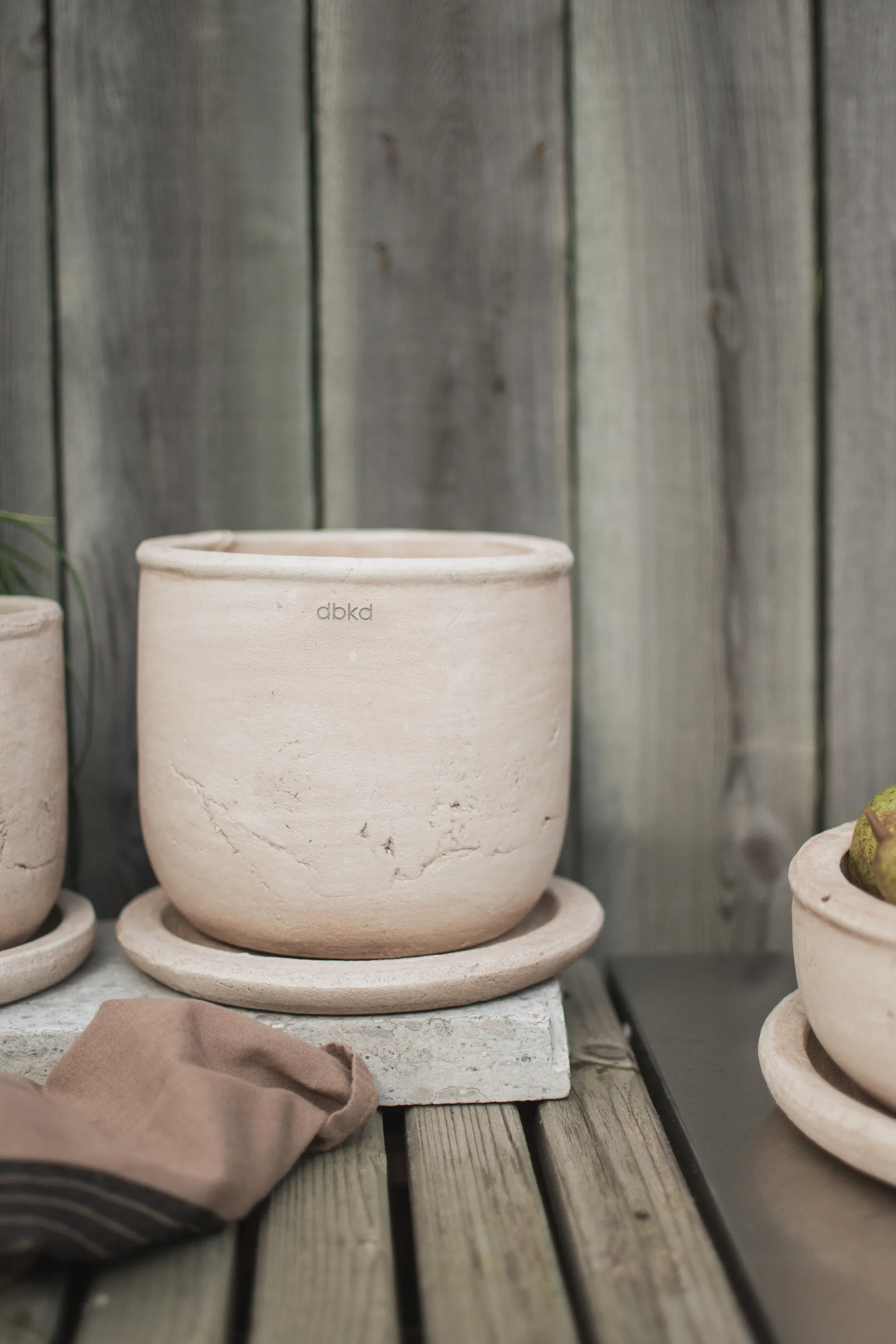 Vaso Terra, Areia, Ø18x18 cm DBKD