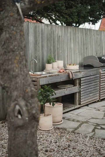 Vaso Terra - Areia, Ø23x26 cm - DBKD