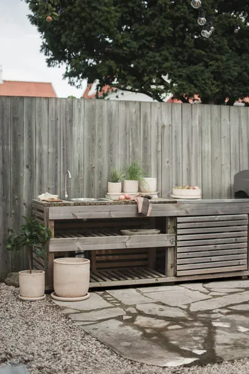 Vaso Terra - Areia, Ø23x26 cm - DBKD