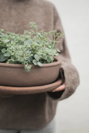 Vaso Terra bowl - Castanho, Ø30x10,5 cm - DBKD