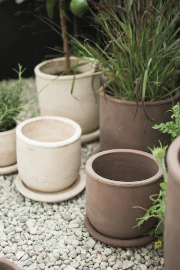 Vaso Terra - Castanho, Ø18x18 cm - DBKD