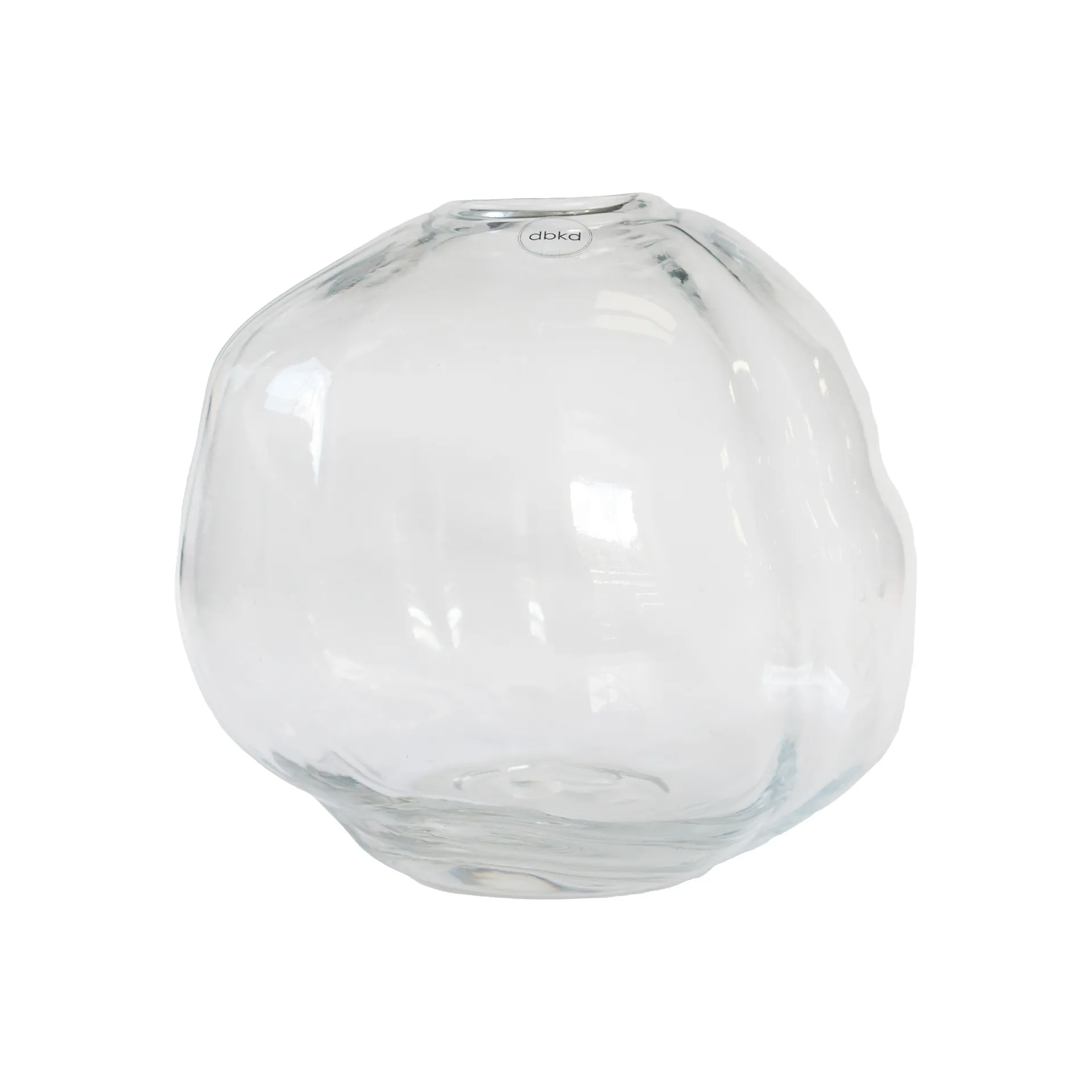 Vaso transparente Pebble, Pequeno Ø20 cm DBKD