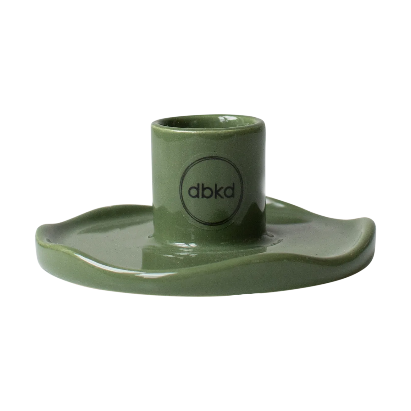 Wave porta-velas, Verde brilhante DBKD