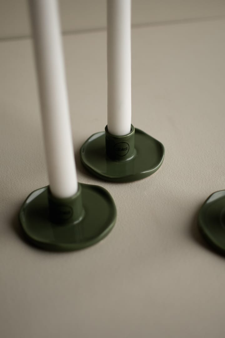 Wave porta-velas, Verde brilhante DBKD