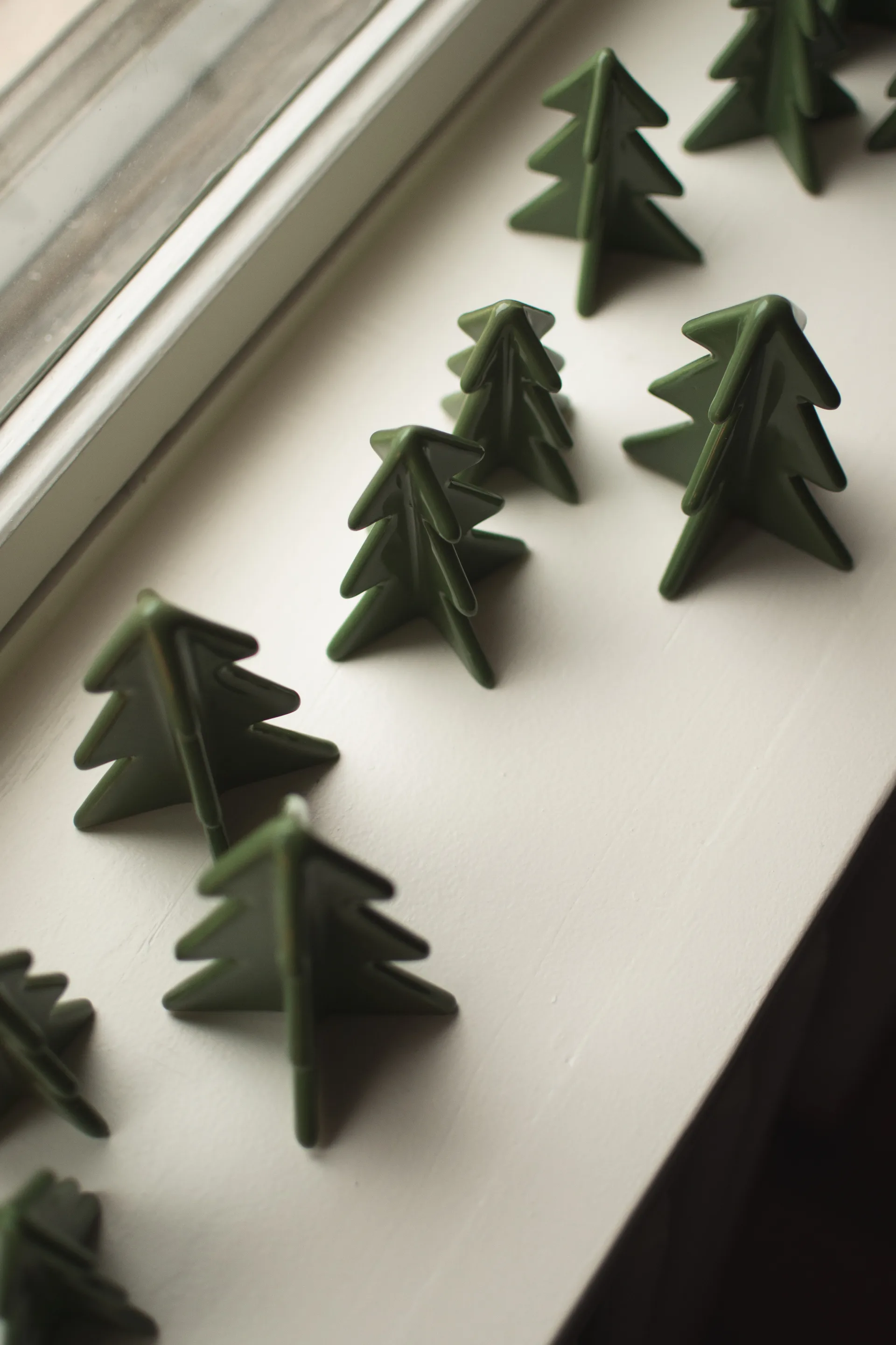 Winter decoração para árvore, Verde, 7 cm DBKD