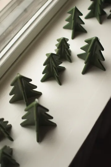 Winter decoração para árvore - Verde, 7 cm - DBKD