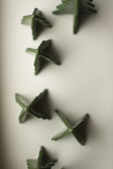 Winter decoração para árvore - Verde, 7 cm - DBKD