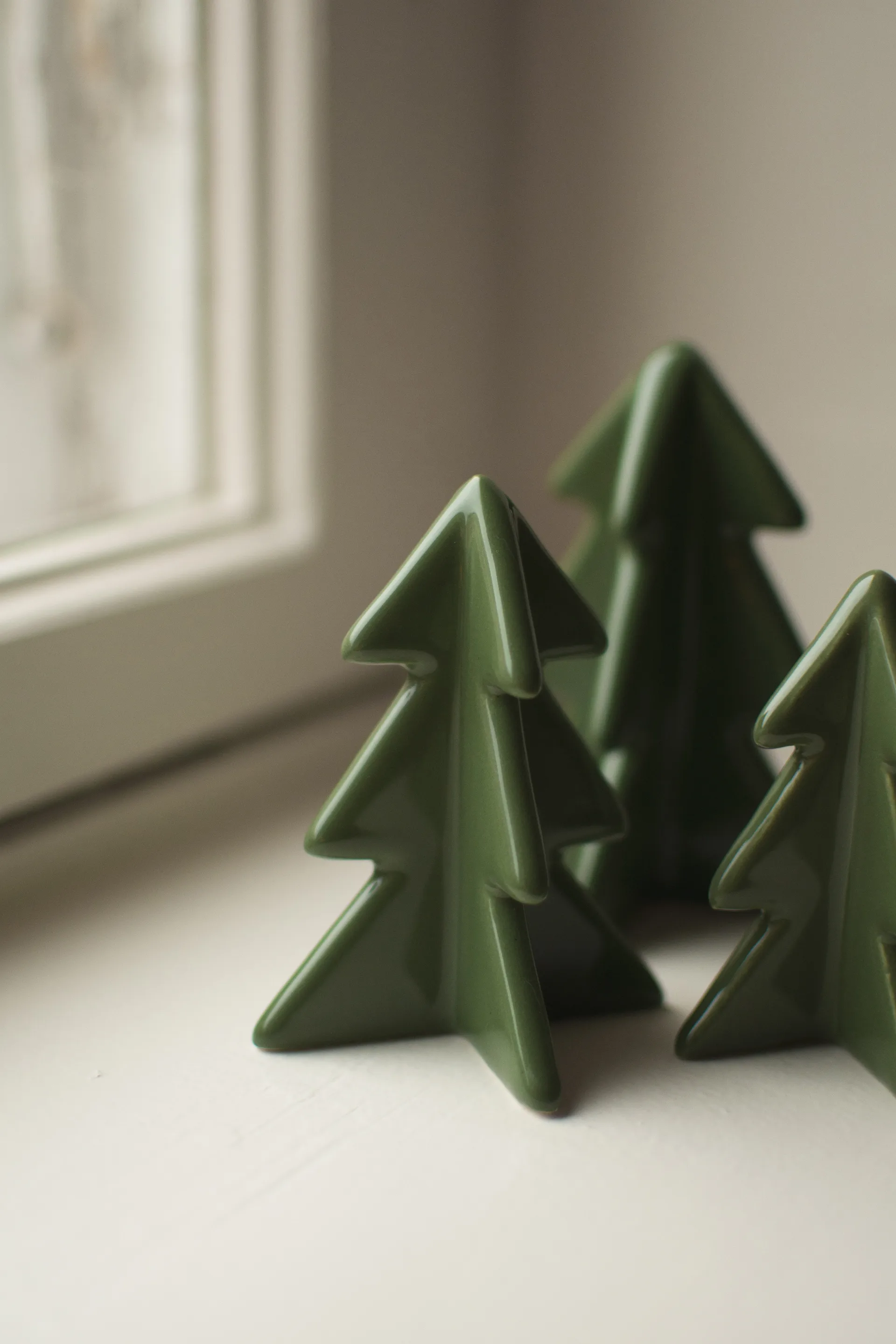 Winter decoração para árvore, Verde, 8 cm DBKD