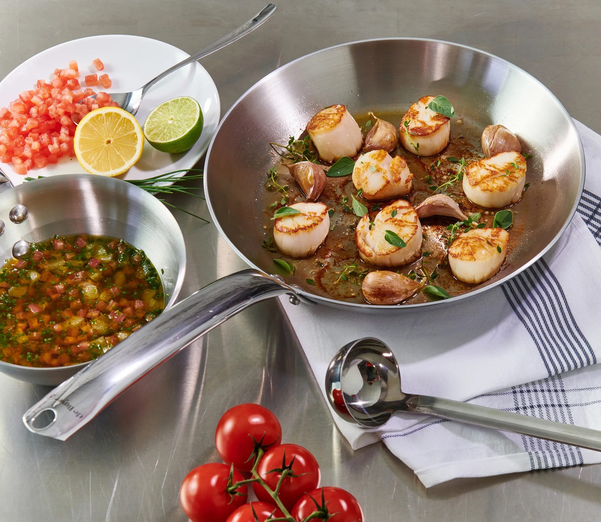 Alchimy frigideira em aço inoxidável, Ø32 cm De Buyer