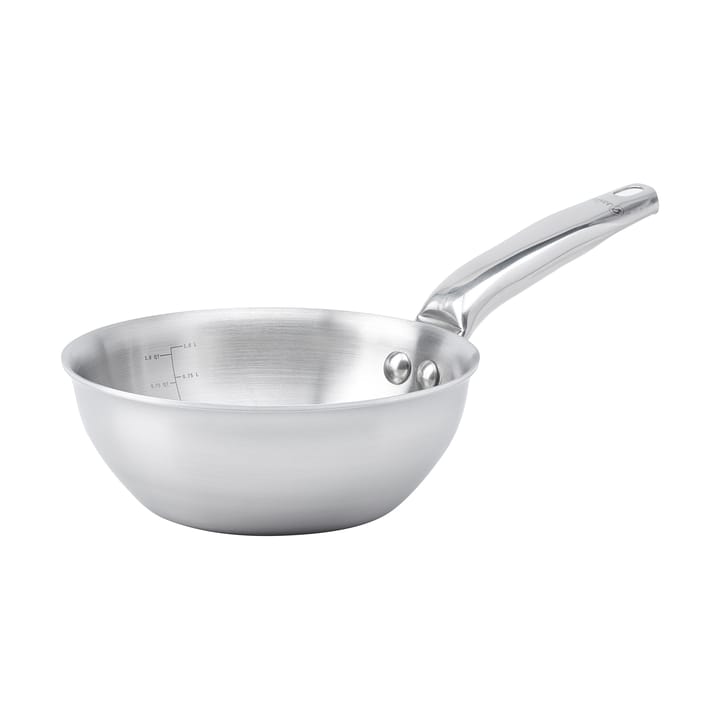 Alchimy panela de saltear arredondada em aço inoxidável - Ø16 cm - De Buyer