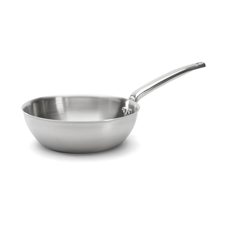 Alchimy panela de saltear arredondada em aço inoxidável - Ø20 cm - De Buyer