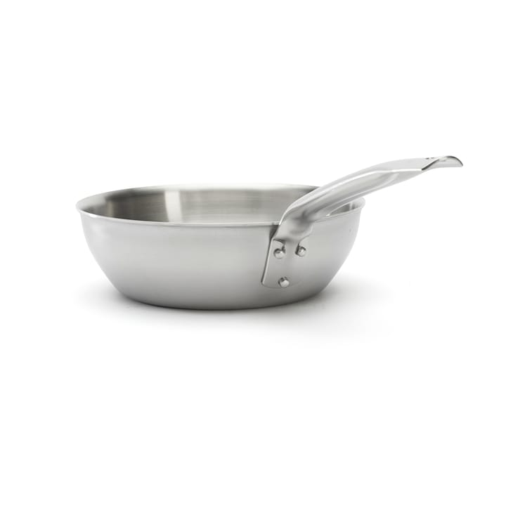 Alchimy panela de saltear arredondada em aço inoxidável, Ø24 cm De Buyer