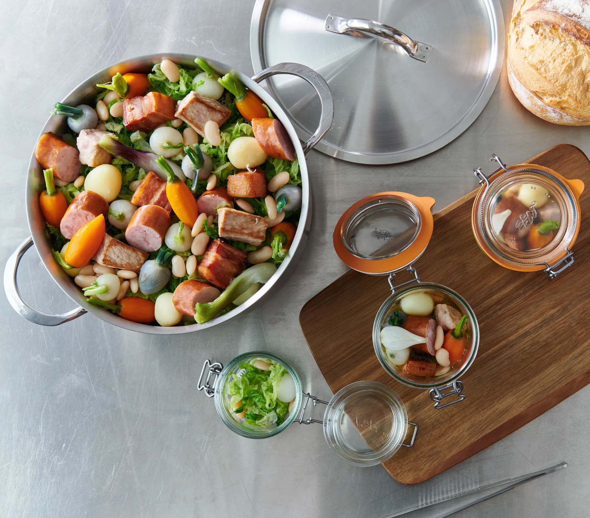 Alchimy panela de saltear reta em aço inoxidável, Ø28 cm De Buyer