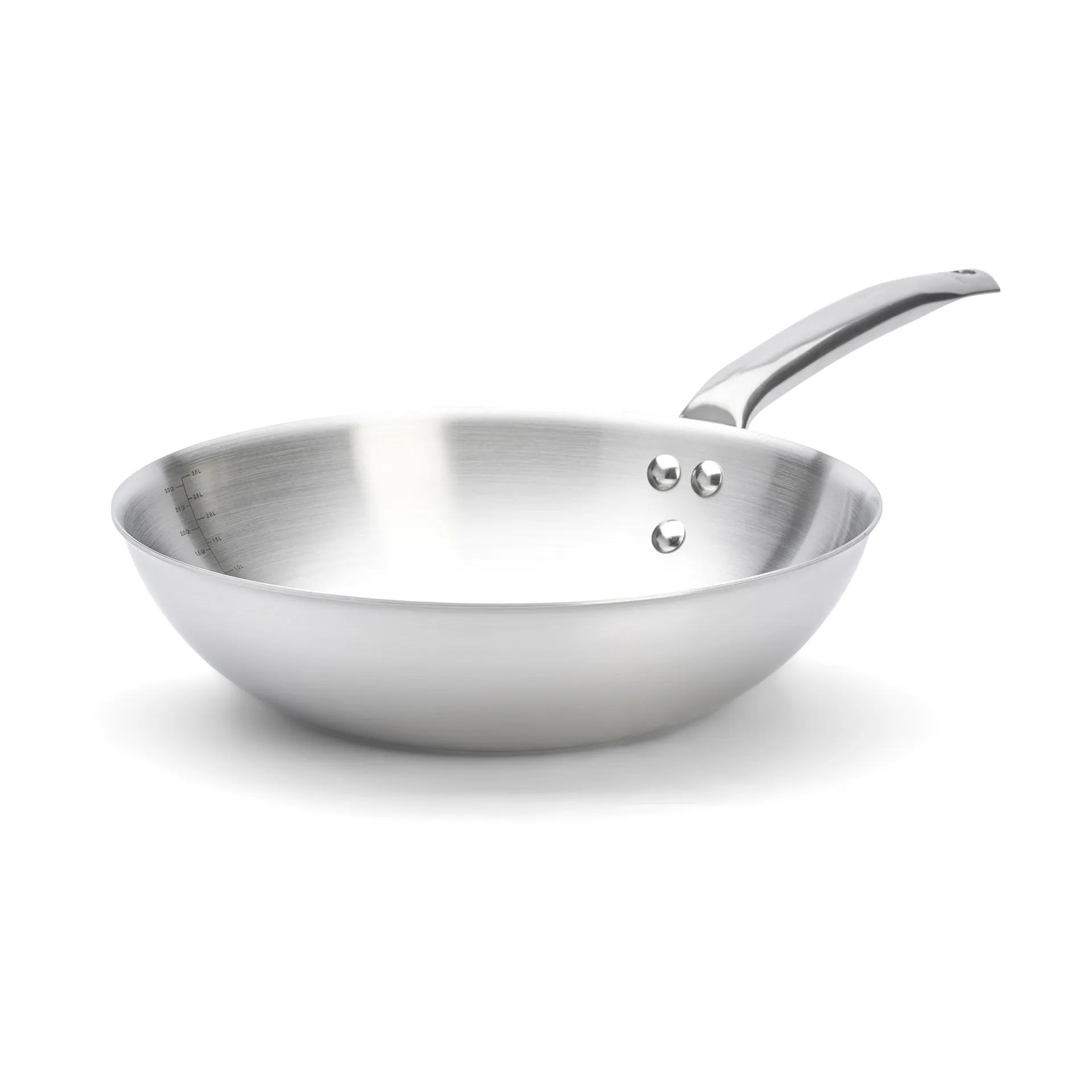 Alchimy wok em aço inoxidável, Ø28 cm De Buyer