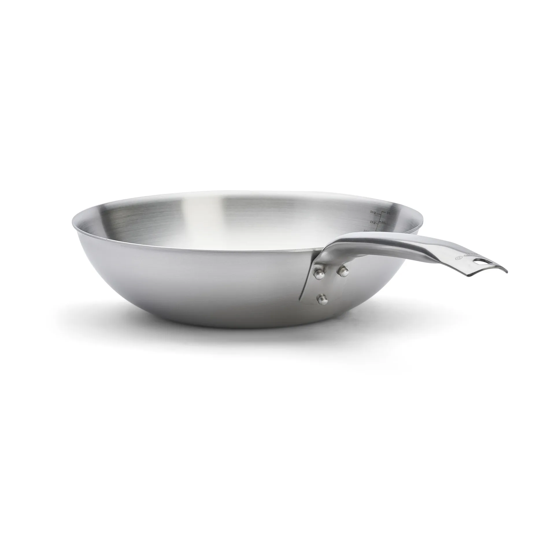 Alchimy wok em aço inoxidável, Ø28 cm De Buyer