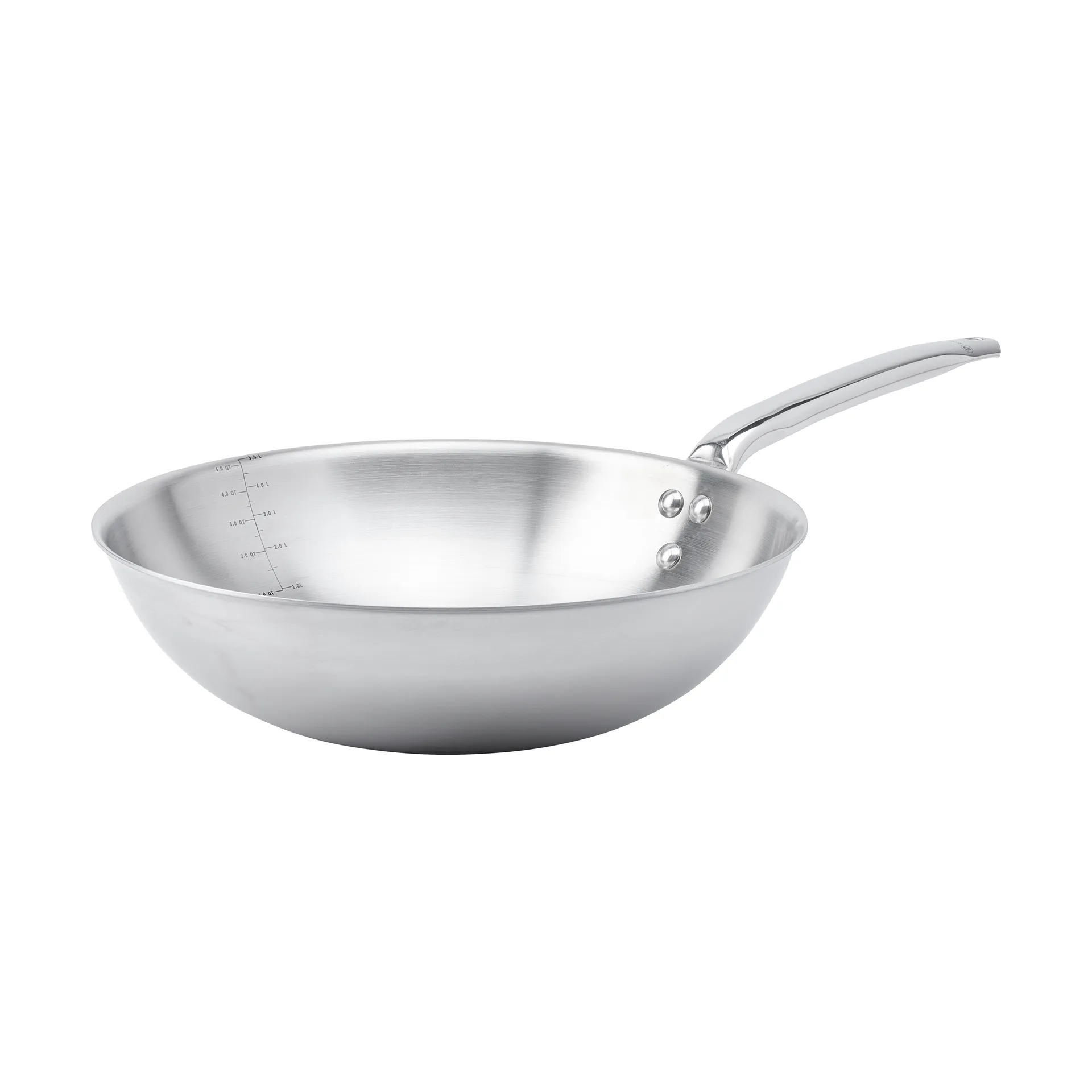 Alchimy wok em aço inoxidável, Ø32 cm De Buyer