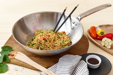 Alchimy wok em aço inoxidável - Ø32 cm - De Buyer