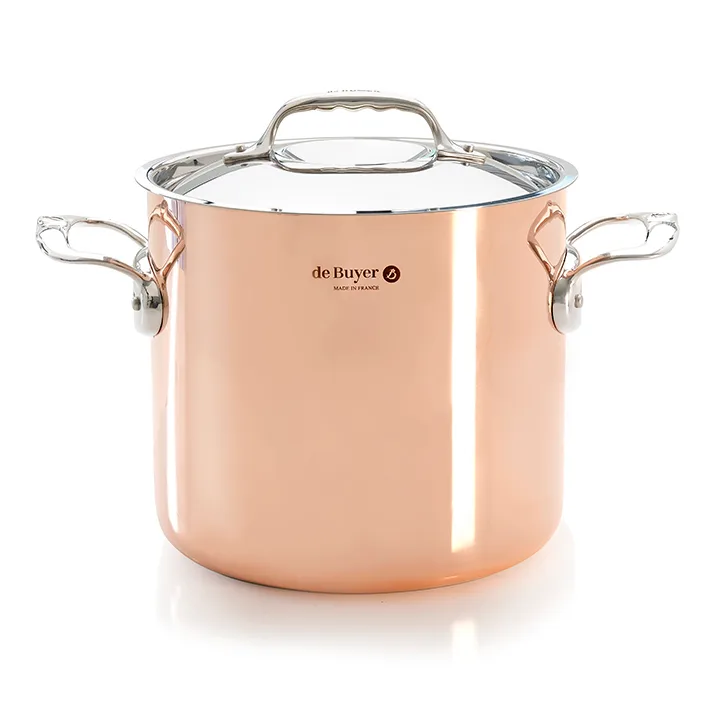 Caçarola alta de indução com tampa Prima Matera, 20 cm De Buyer