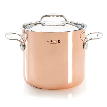 Caçarola alta de indução com tampa Prima Matera - 20 cm - De Buyer