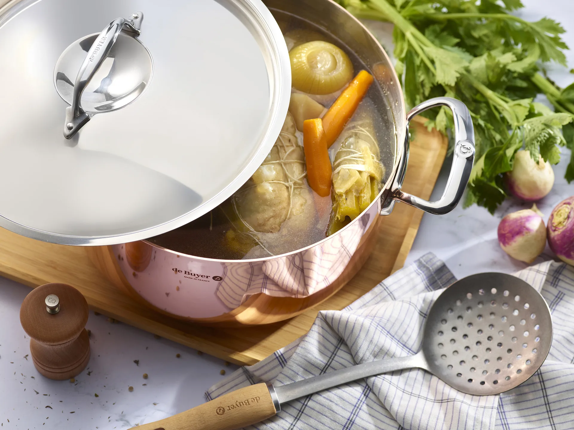 Caçarola de indução com tampa Prima Matera, 24 cm De Buyer