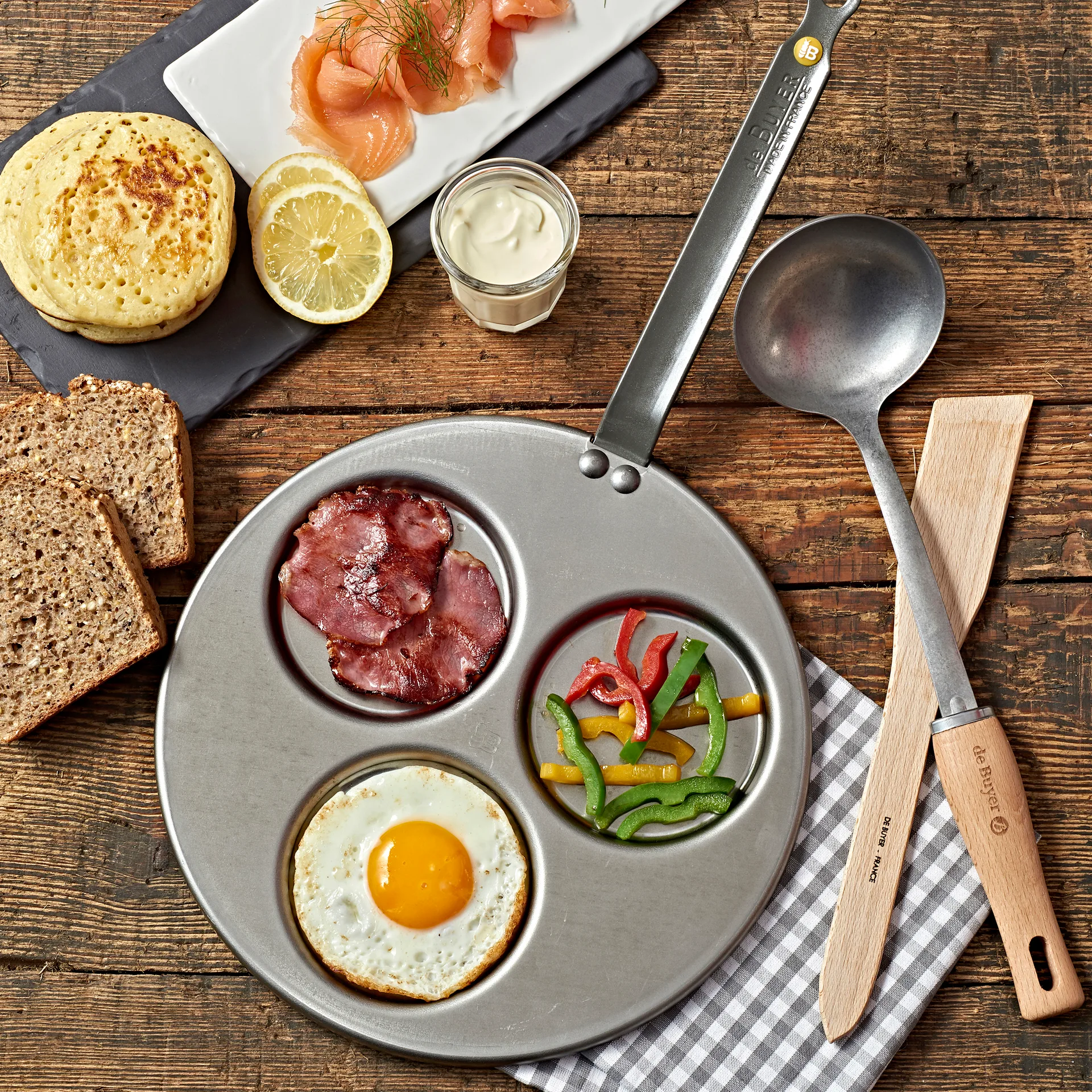 Frigideira para panquecas Americanas Mineral B, 27 cm De Buyer