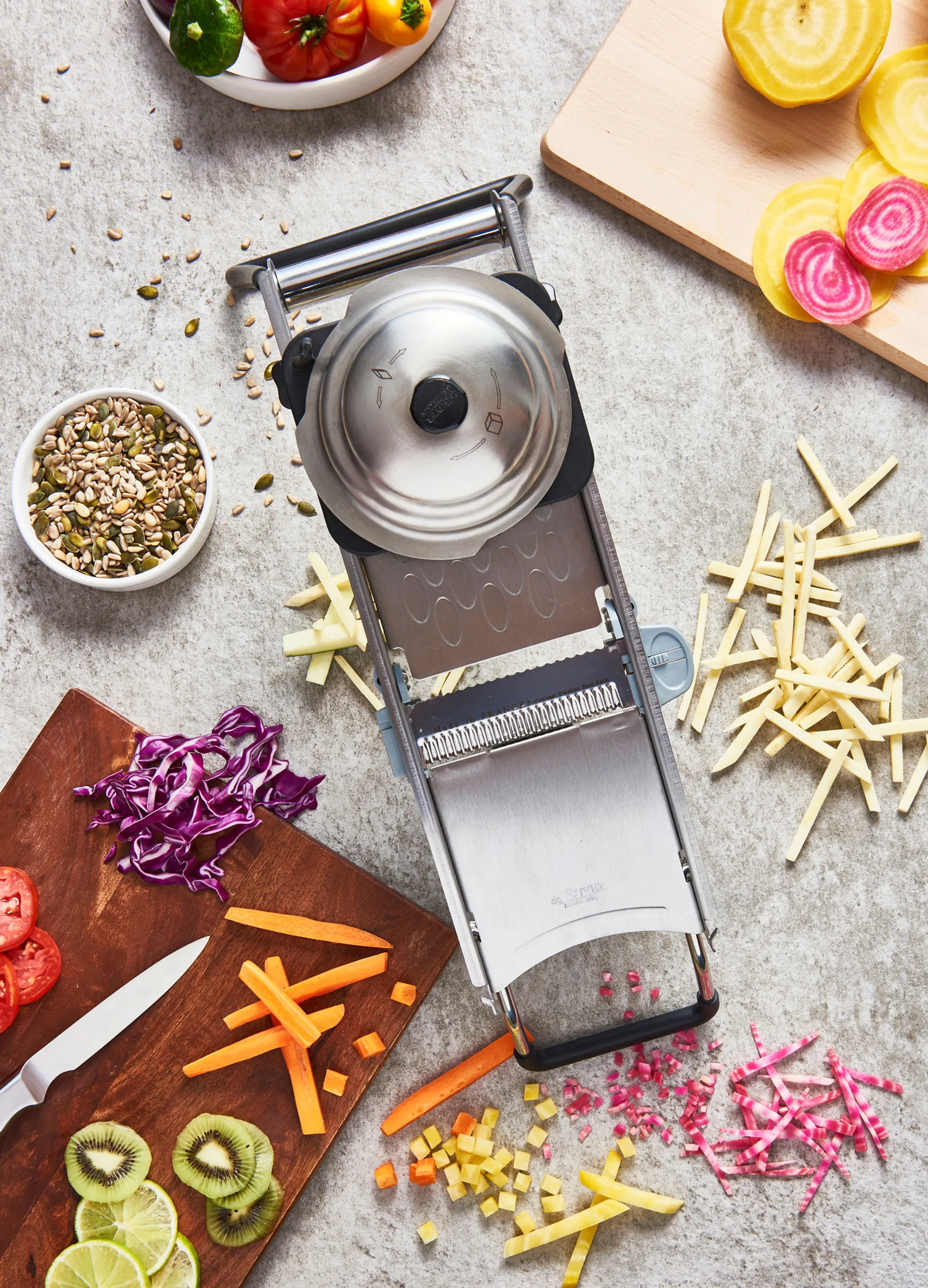 Mandolina De Buyer Revolution, Cinza De Buyer