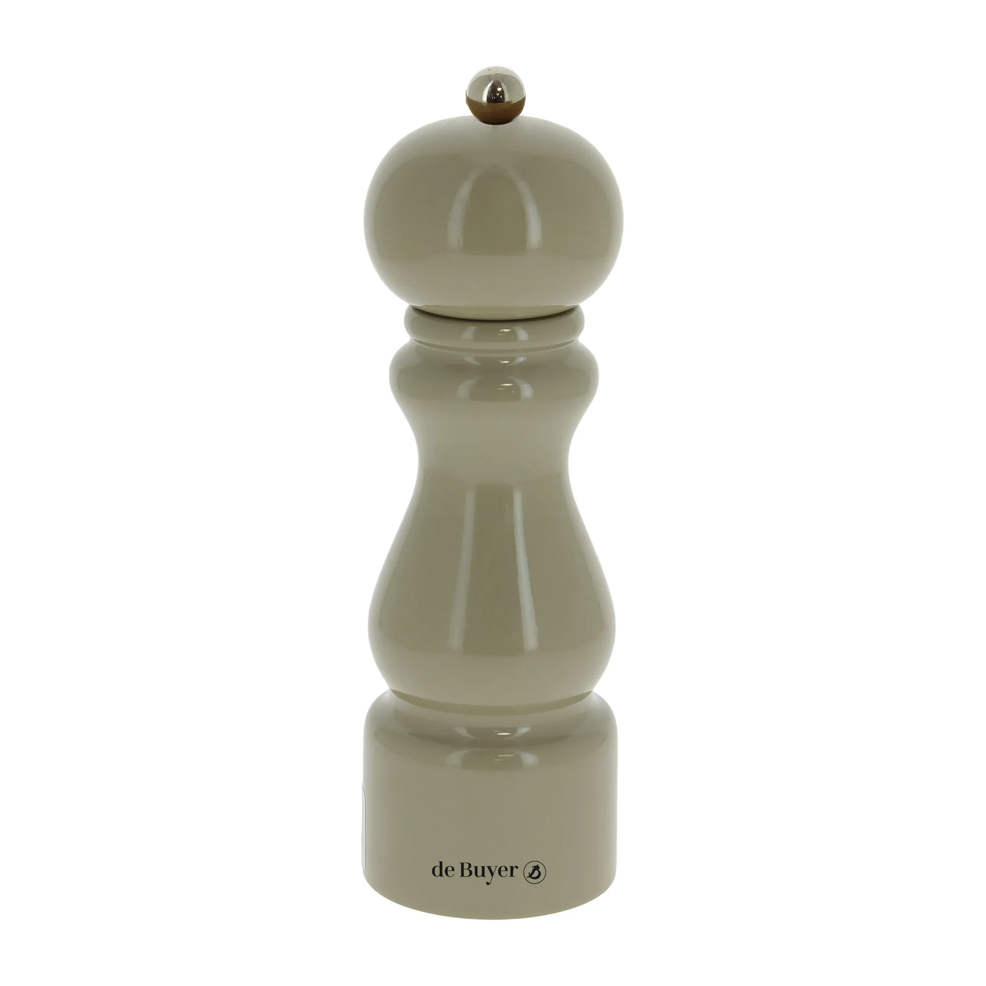 Moinho de sal e pimenta cerâmica Rumba 20 cm, Greige-brilhante De Buyer
