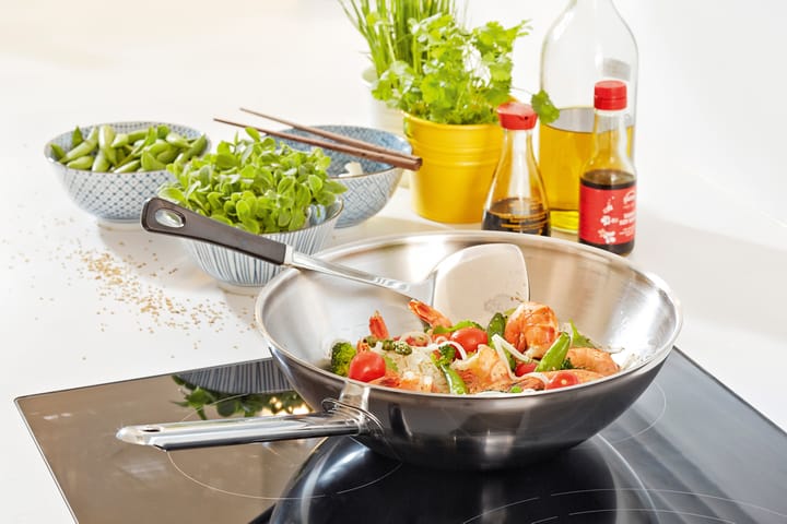 Apollo 7 panela wok aço inoxidável 7-camadas, Ø26 cm Demeyere