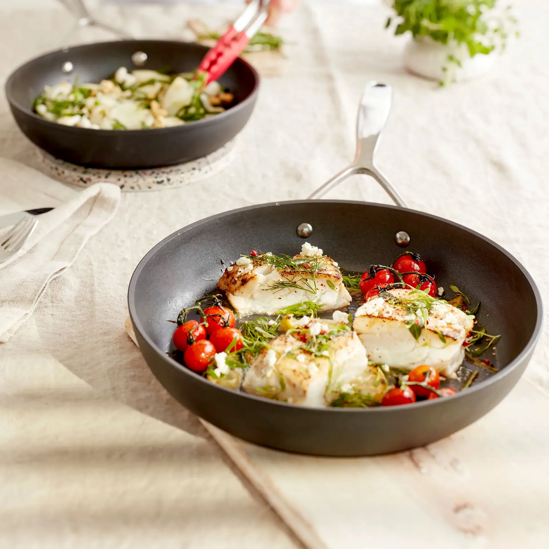 Demeyere Alu Pro 5 Ti-X conjunto de frigideiras, 2 peças Demeyere