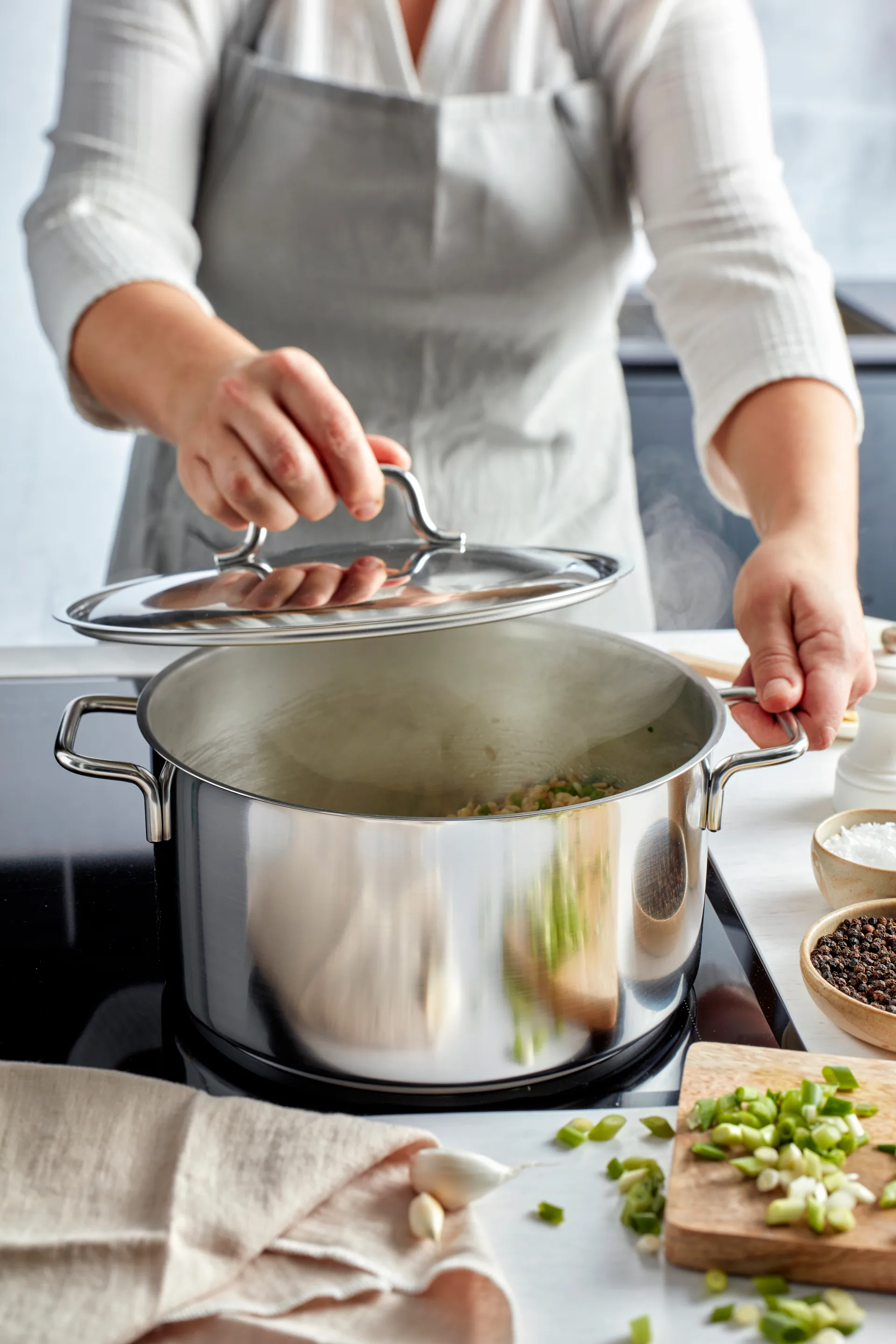 Demeyere Apollo 7 panela baixa em aço inoxidável, 4 L Demeyere