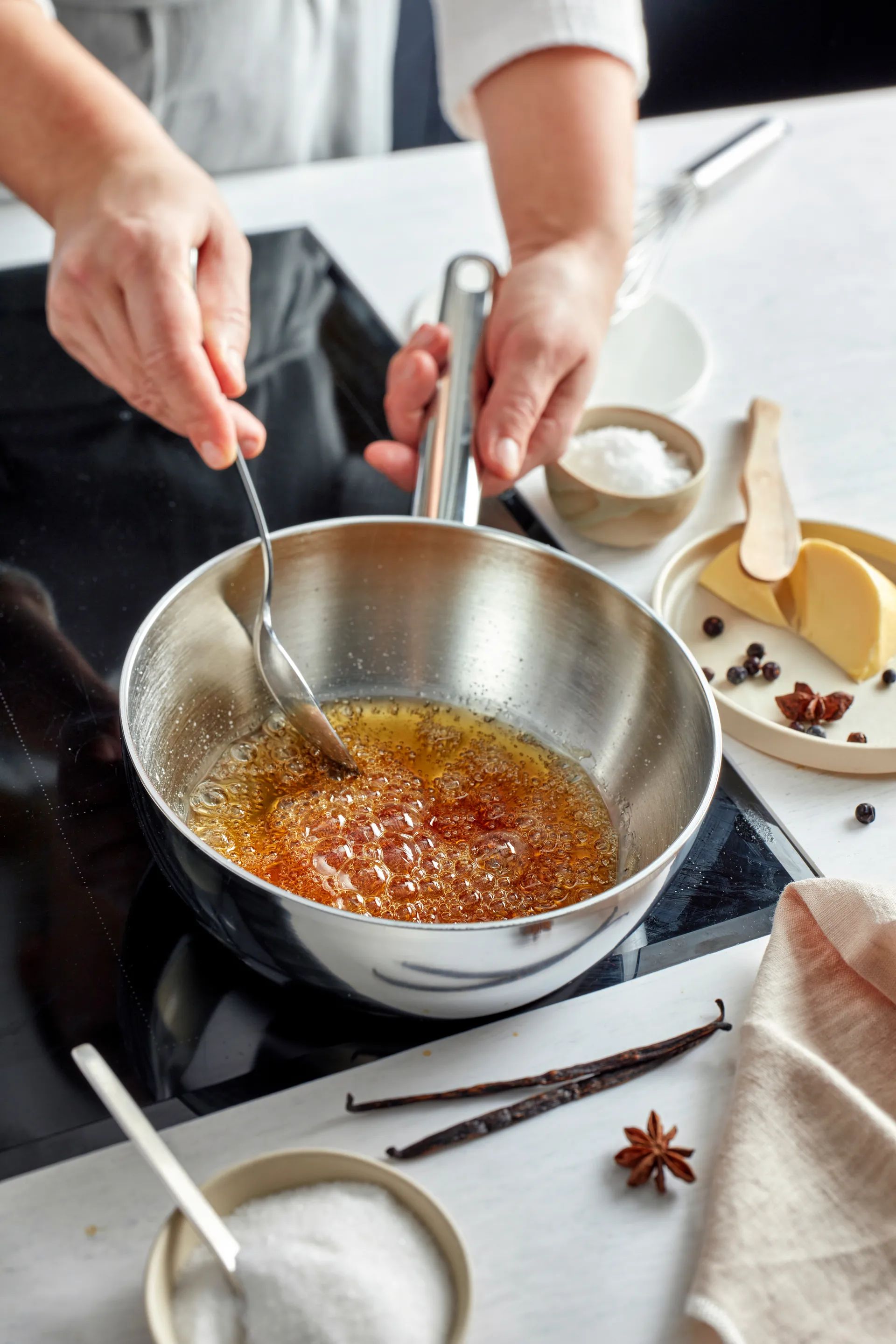 Demeyere Apollo 7 sauteuse em aço inoxidável, Ø14 cm Demeyere