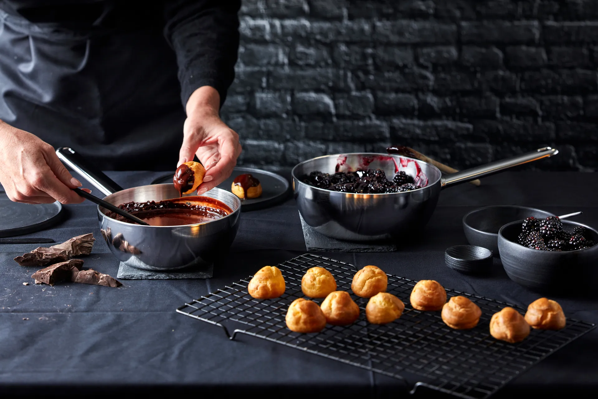 Demeyere Apollo 7 sauteuse em aço inoxidável, Ø18 cm Demeyere