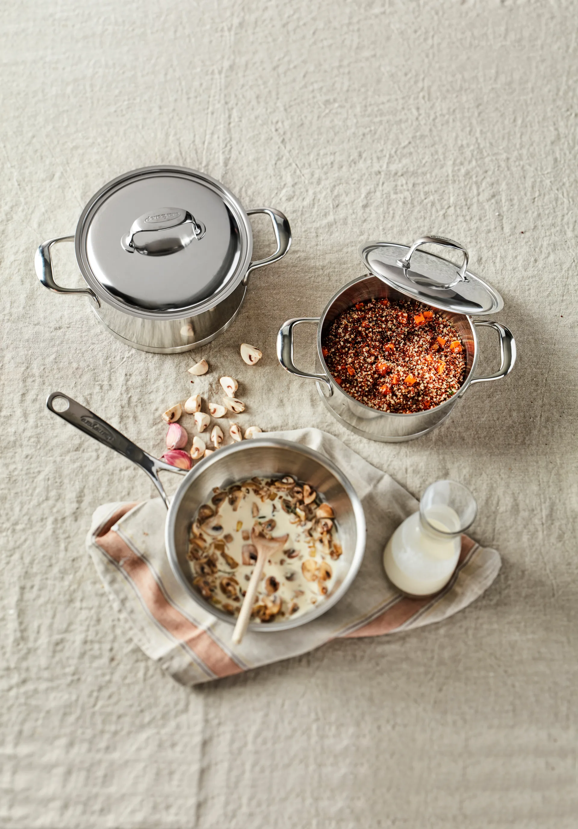 Demeyere Atlantis 7 panela baixa em aço inoxidável, 3 L Demeyere