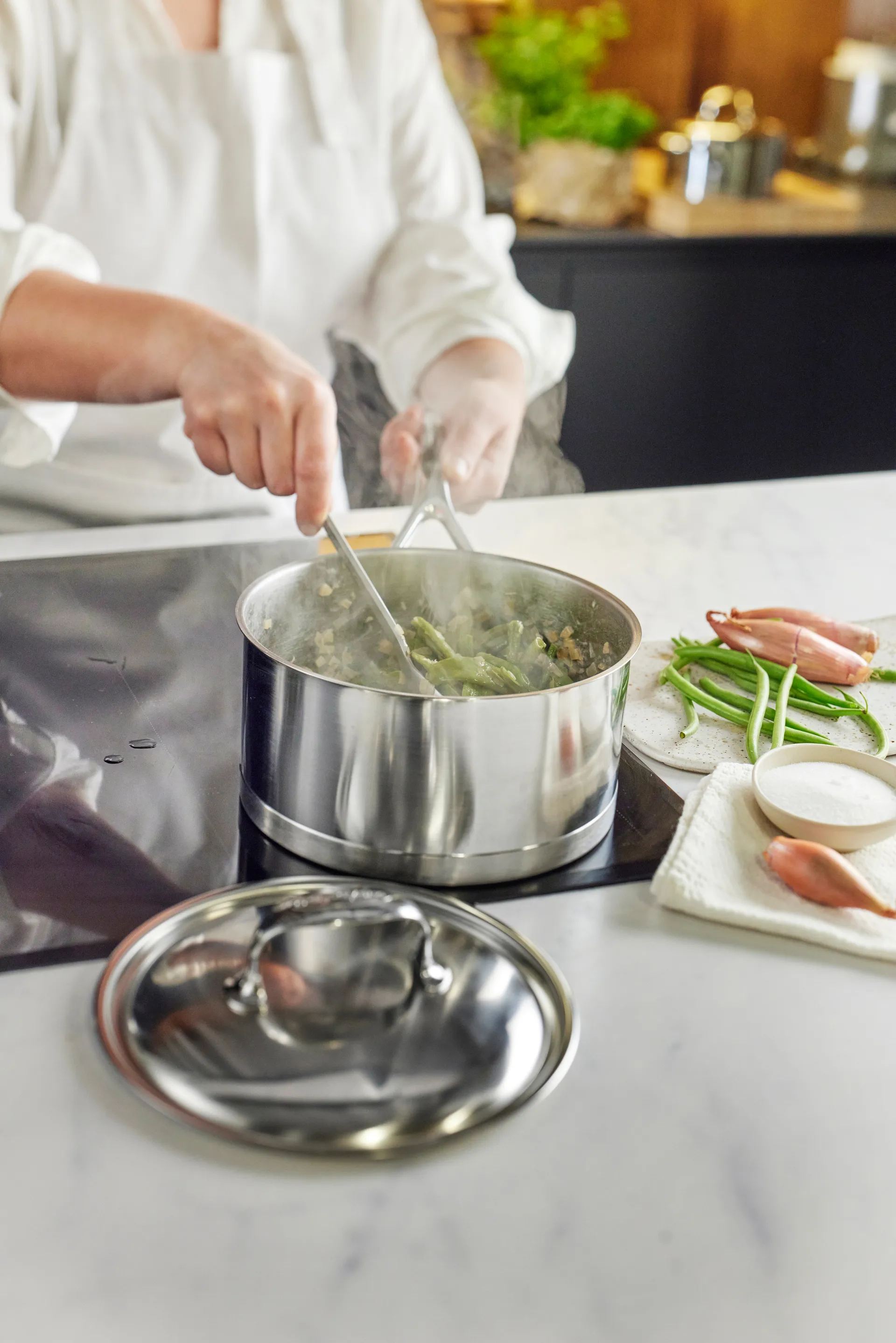 Demeyere Atlantis 7 panela com tampa, 2,2 L Demeyere