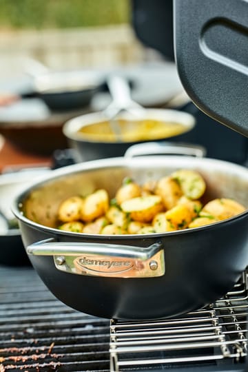 Demeyere Black 5 frigideira de servir em aço inoxidável - 3,25 L - Demeyere